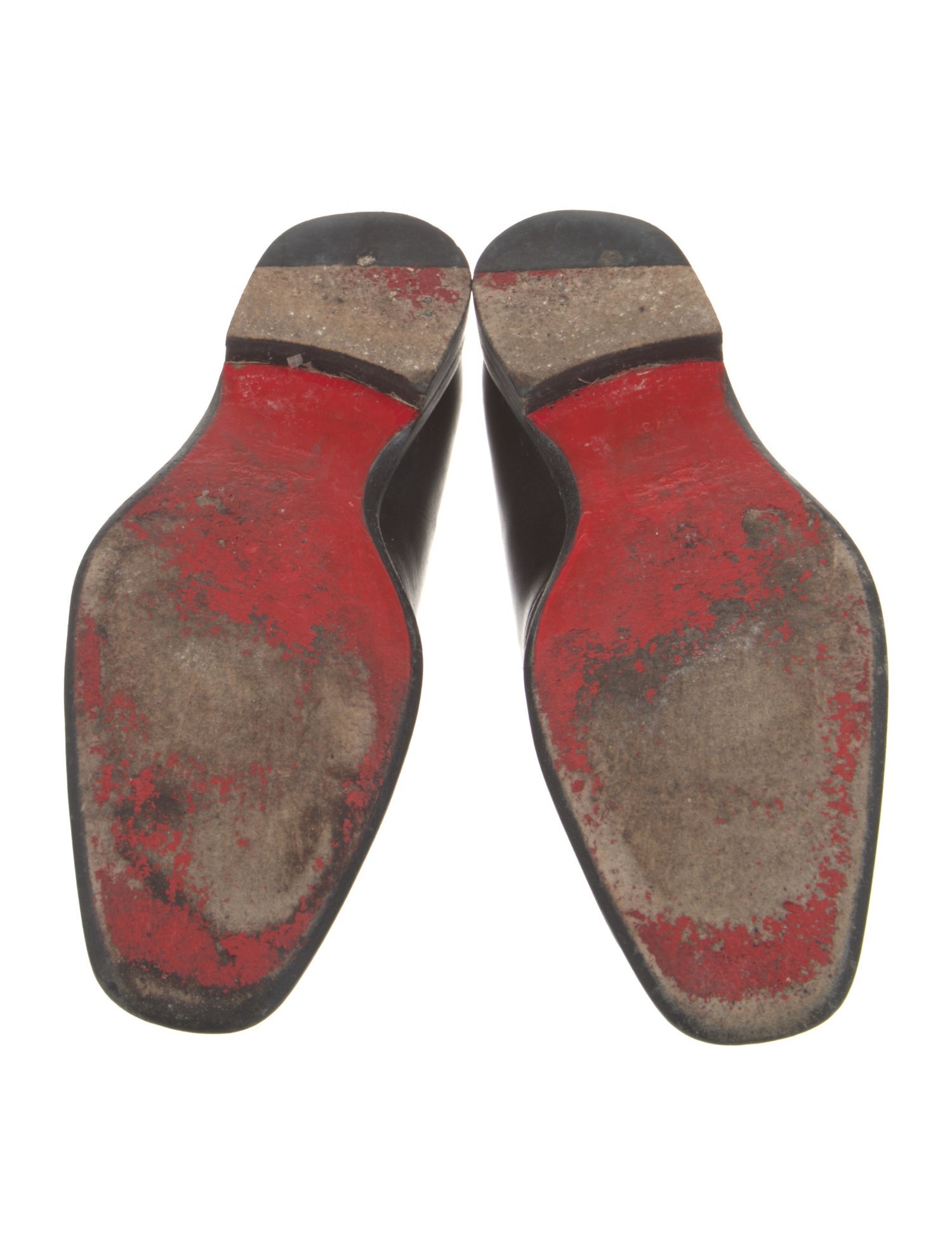 Christian Louboutin Leather Monk Straps